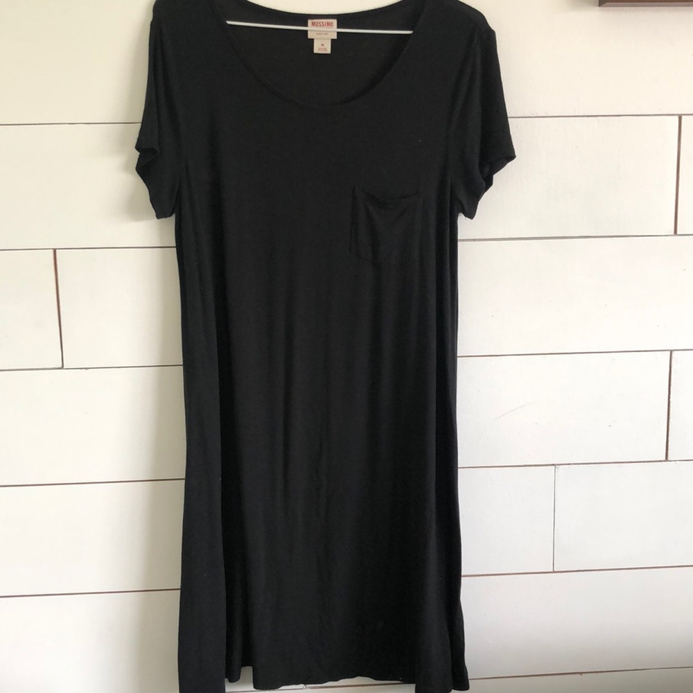 Mossimo Black pocket t dress
